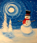 G10  Moonlit Snowman