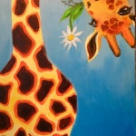 B22  Giraffe and Daisy