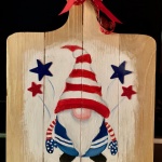 C4  July 4th Gnome, canvas only