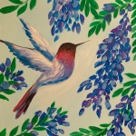 B24  Wisteria Hummingbird