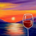 A6  Wine at Sunset