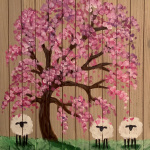 B47  Spring Sheep on Wood Pallet